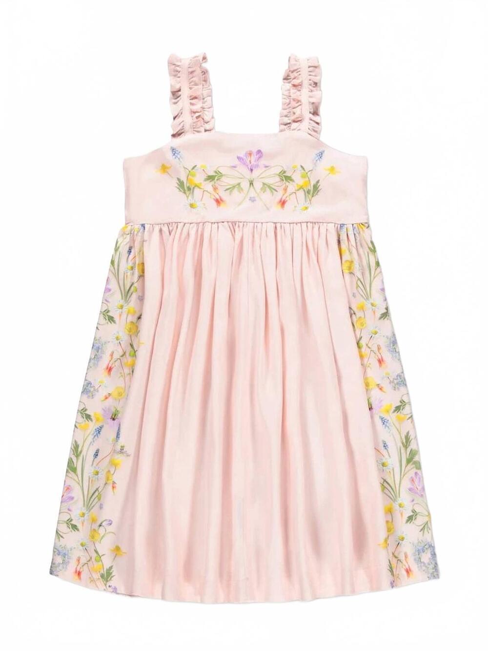 NEW MOLO girls cypress dress in vertical floral